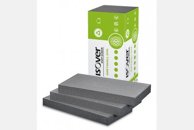 Isover EPS GreyWall Plus – Polystyrenové izolační desky s grafitem pro kontaktní zateplovací systémy s maximálním izolačním účinkem. 