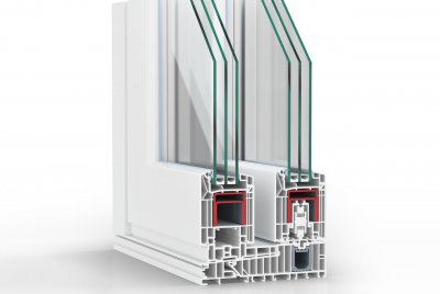 Stavební hloubka rámu 190 mm, Uw = 0,92 W/m2K, Vhodné pro nízkoenergetické domy