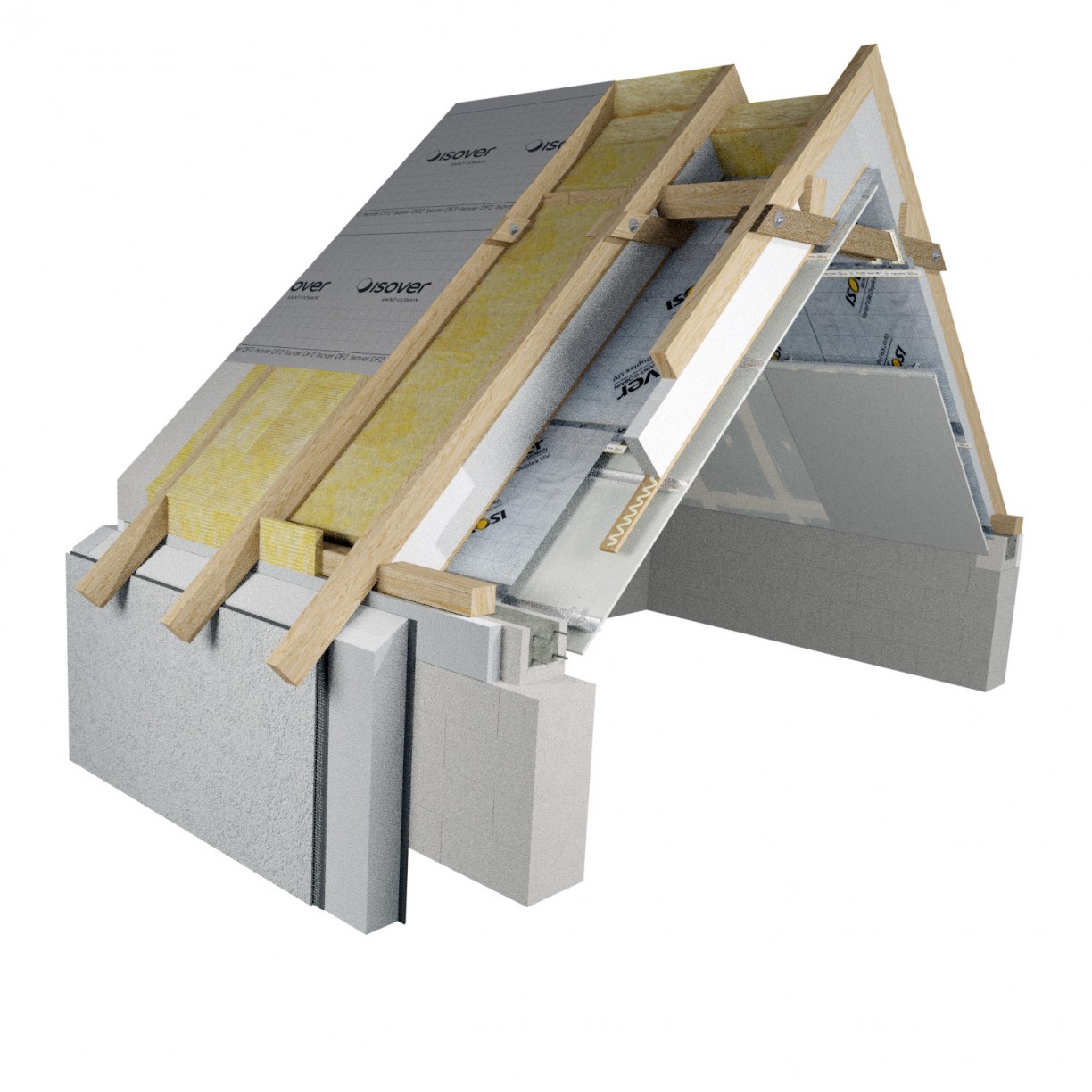 Isover Double Tram – 3D model Isover Double Tram – 3D model