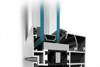 Stavební hloubka rámu 70 mm, Uw = 1.0 W/m2K, Vhodné pro energeticky úspornou výstavbu