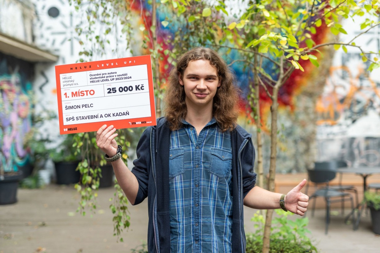 Šimon PELC – výherce HELUZ LEVEL UP 2023/2024