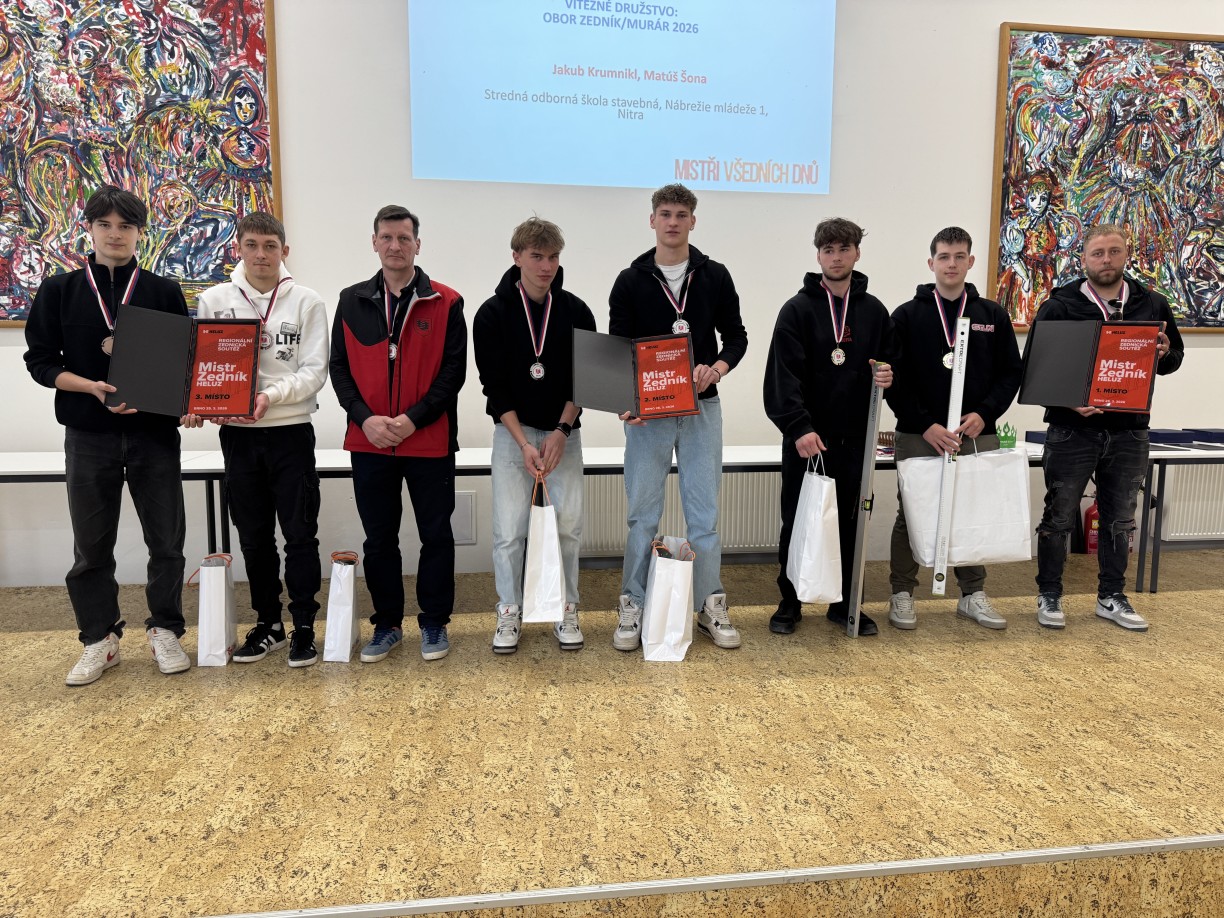 Výherci soutěže Mistr zedník HELUZ 2026