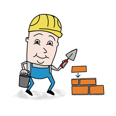 Lay bricks Lay bricks