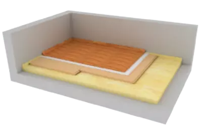 Lehká plovoucí podlaha – 3D model