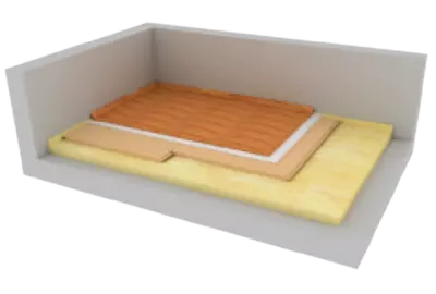 Lehká plovoucí podlaha – 3D model Lehká plovoucí podlaha – 3D model